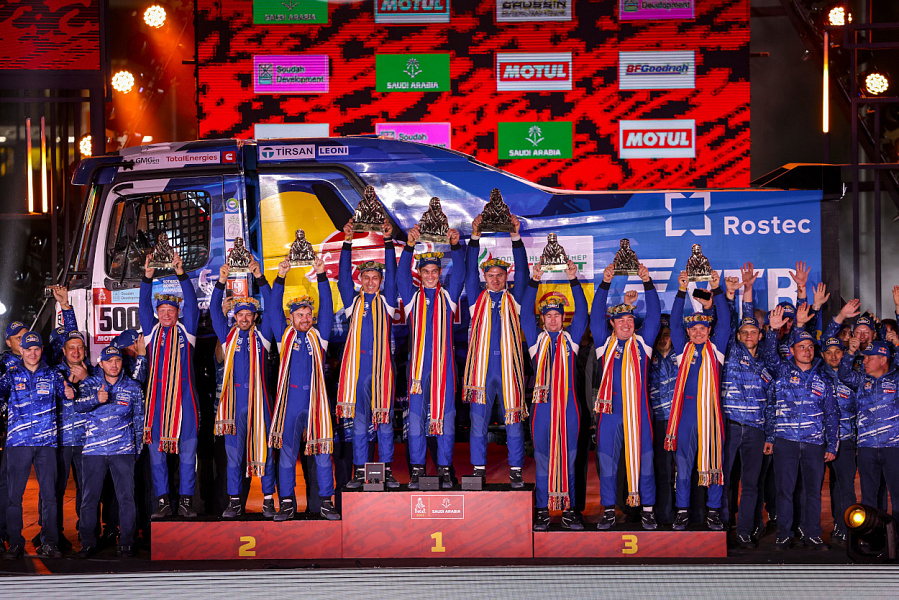 Компания РУСБИЗНЕСАВТО поздравляет команду «КАМАЗ-мастер» с победой в ралли «ДАКАР-2022»